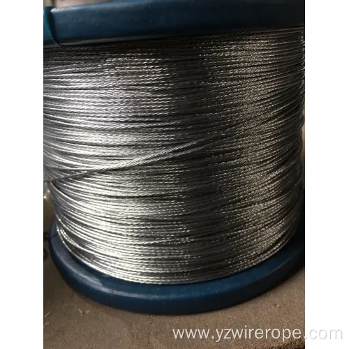 DIP Galvanized Steel Rope 1X19 with High Quality